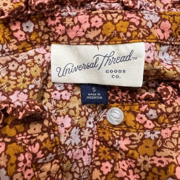 UNIVERSAL THREAD Floral Ruffle Dress Multi S - Picture 9 of 10